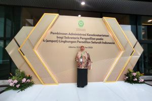Pembinaan Administrasi Kesekretariatan bagi Sekretaris Pengadilan pada 4 (Empat) Lingkungan Peradilan Seluruh Indonesia